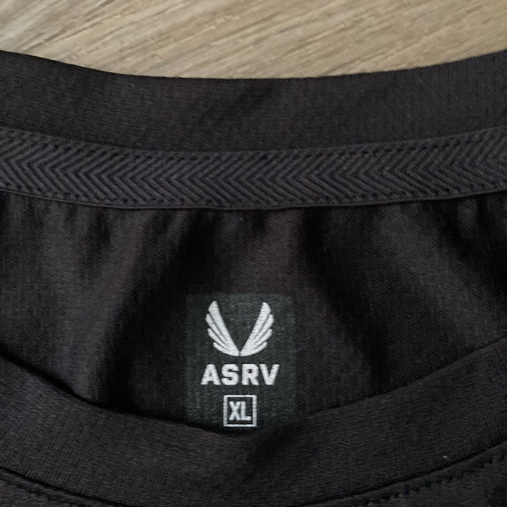 ASRV Black Short Sleeve Tee